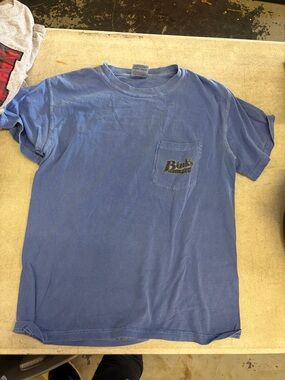 Blue BINKS Pocket Crewneck T-Shirt - comfort colors